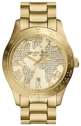 Michael Kors Layton Żółte złoto/Stal w odcieniu złota Ø44 mm MK5959
