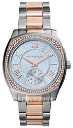 Michael Kors Bryn Niebieski/Stal w kolorze różowego złota MK6136