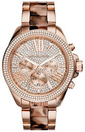 Michael Kors Wren Różowe złoto/Żywica z tworzywa sztucznego Ø42 mm MK6159