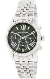 Michael Kors Lexington Zielony/Stal Ø38 mm MK6222
