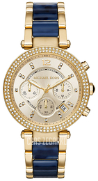 Michael Kors Parker Żółte złoto/Stal w odcieniu złota Ø39 mm MK6238