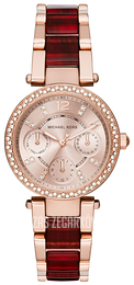 Michael Kors Różowe złoto/Stal w kolorze różowego złota Ø33 mm MK6239