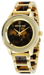 Michael Kors Kinley Brązowy/Stal w odcieniu złota Ø41.5 mm MK6353