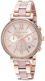 Michael Kors Różowe złoto/Żywica z tworzywa sztucznego Ø39 mm MK6560