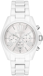 Michael Kors Bradshaw Biały/Stal Ø43 mm MK6585