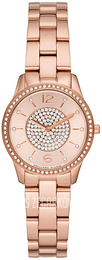 Michael Kors Runway Różowe złoto/Stal w kolorze różowego złota Ø28 mm MK6619