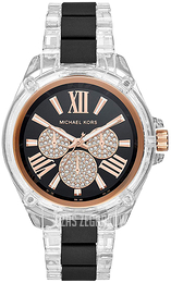 Michael Kors Czarny/Guma Ø42 mm MK6676