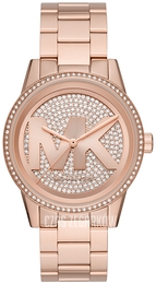 Michael Kors Ritz Różowe złoto/Stal w kolorze różowego złota Ø41 mm MK6863