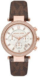 Michael Kors Parker Biały/PVC (Chlorek winylu) Ø39 mm MK6917