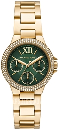 Michael Kors Camille Zielony/Pozlacana Ø33 mm MK6981