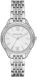 Michael Kors Biały/Stal Ø36 mm MK7075