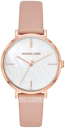 Michael Kors Jayne Biały/Skóra Ø38 mm MK7106