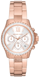 Michael Kors Everest Srebrny/Stal w kolorze różowego złota Ø36 mm MK7213