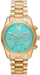 Michael Kors Lexington Niebieski/Pozlacana Ø38 mm MK7216