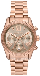 Michael Kors Lexington Szary/Stal w kolorze różowego złota Ø38 mm MK7217