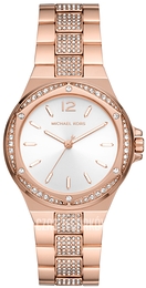 Michael Kors Lennox Srebrny/Stal w kolorze różowego złota Ø37 mm MK7362