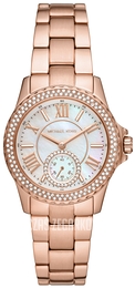 Michael Kors Everest Biały/Stal w kolorze różowego złota Ø33 mm MK7364
