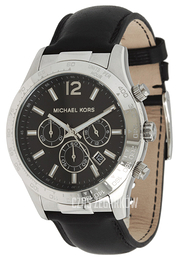 Michael Kors Czarny/Skóra Ø44 mm MK8215