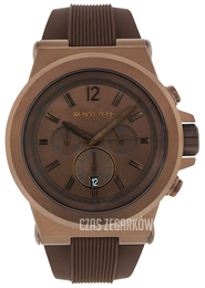 Michael Kors Brązowy/Guma Ø44 mm MK8216