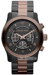 Michael Kors Czarny/Stal Ø45 mm MK8266