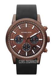 Michael Kors Runway Brązowy/Guma Ø43 mm MK8285