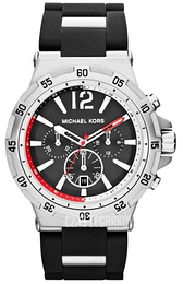 Michael Kors Melbourne Czarny/Guma Ø46 mm MK8298