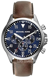 Michael Kors Gage Niebieski/Skóra Ø45 mm MK8362