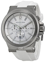 Michael Kors Srebrny/Guma Ø48 mm MK8380