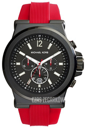Michael Kors Dylan Czarny/Guma Ø48 mm MK8382
