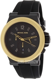 Michael Kors Czarny/Guma Ø48 mm MK8383