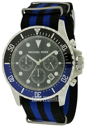 Michael Kors Everest Czarny/Tkanina Ø45 mm MK8398