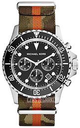 Michael Kors Everest Czarny/Tkanina Ø45 mm MK8399