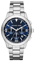 Michael Kors Niebieski/Stal Ø43 mm MK8451