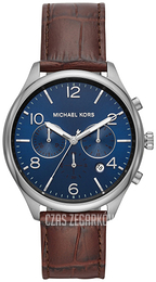Michael Kors Niebieski/Skóra Ø42 mm MK8636
