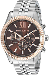 Michael Kors Brązowy/Stal Ø44 mm MK8732