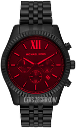 Michael Kors Czarny/Stal Ø44 mm MK8733