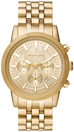 Michael Kors Hutton Zloty/Pozlacana Ø43 mm MK8953