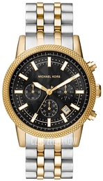 Michael Kors Hutton VALUE_INKNOWN Czarny/Stal Ø43 mm MK8954