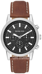 Michael Kors Hutton VALUE_INKNOWN Czarny/Skóra Ø43 mm MK8955