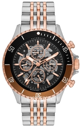 Michael Kors Bayville Czarny/Stal Ø45 mm MK9046