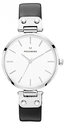Mockberg Astrid Biały/Skóra Ø34 mm MO1002
