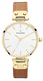 Mockberg Nora Biały/Skóra Ø34 mm MO1003