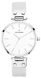 Mockberg Elsa Biały/Skóra Ø34 mm MO1005
