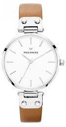 Mockberg Wera Biały/Skóra Ø34 mm MO1006
