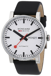 Mondaine Evo Big Biały/Skóra Ø40 mm A132.30348.11SBB