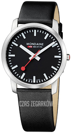 Mondaine Simply Elegant Czarny/Skóra Ø41 mm A638.30350.14SBB
