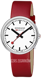 Mondaine Evo Giant Biały/Skóra Ø35 mm A763.30362.11SBC