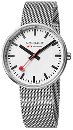 Mondaine Biały/Stal Ø35 mm A763.30362.16SBM