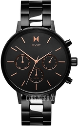 MVMT Nova Czarny/Stal Ø38 mm D-FC01-BL