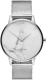 MVMT Boulevard Biały/Stal Ø38 mm MB01-SMA